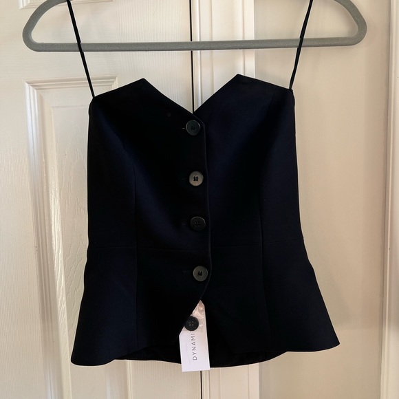 Leilani Button Detail Bustier Top - Picture 2 of 6